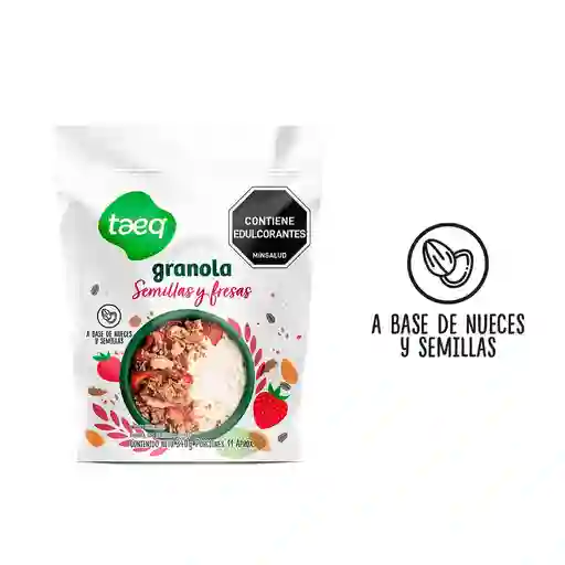 Granola Keto Fresa Semillas Taeq