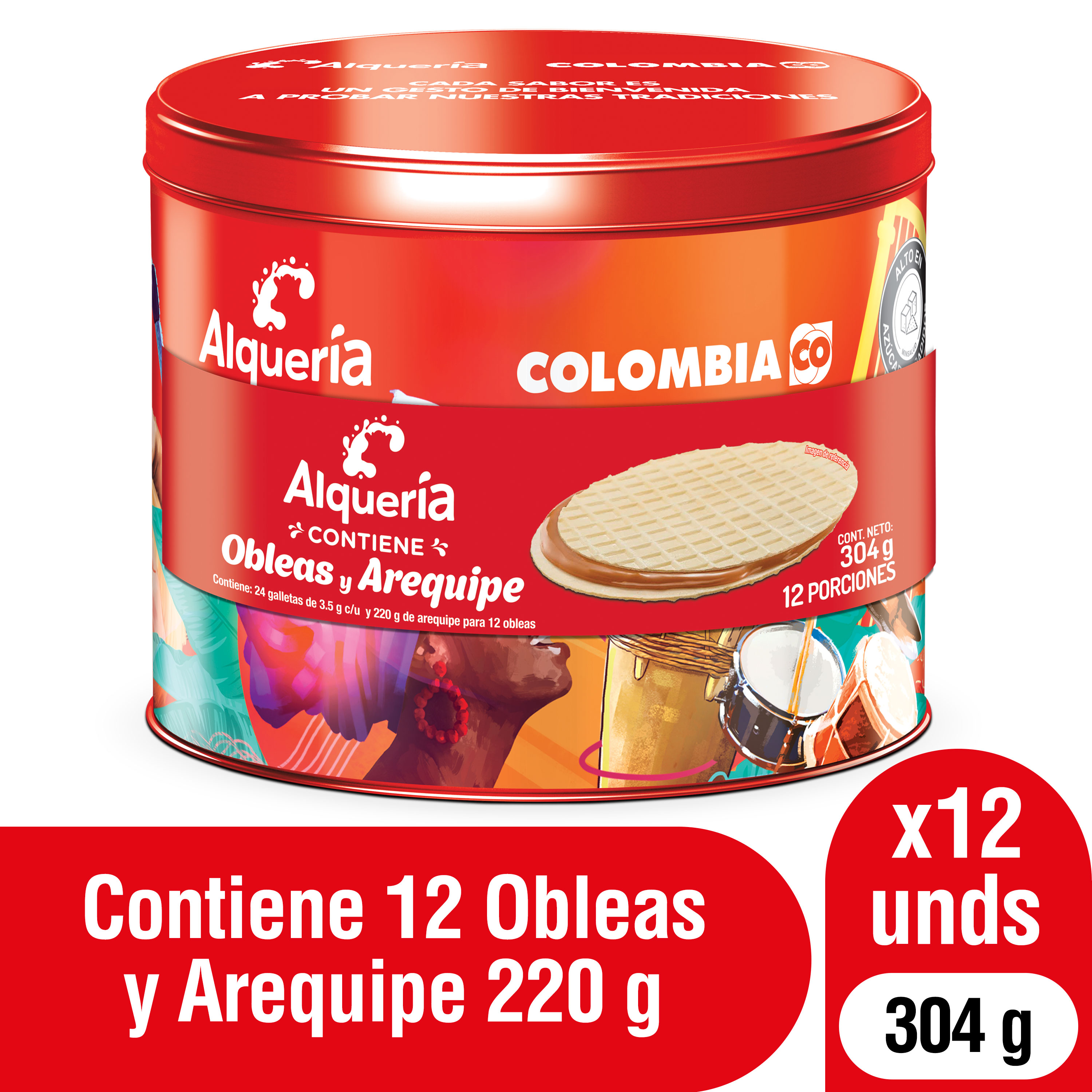 Arequipe Alqueria X220G + Obleas X24Und X84G