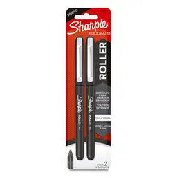 Sharpie Pluma Roller Ball Roller Punto Extrafino Tinta Negra