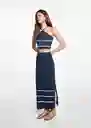 Camiseta Tinat Navy Talla 22 Niñas Mango