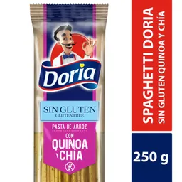 Doria Pasta Espaguetti de Arroz con Quinoa y Chía sin Gluten 