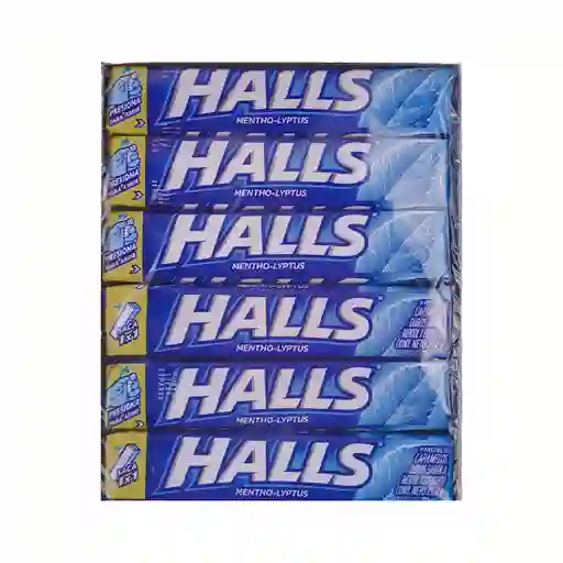 Halls Caramelos De Menthol Lyptus