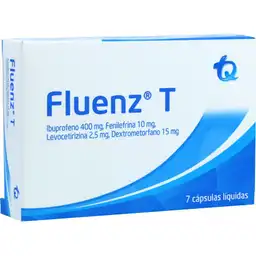 Fluenz T (400 mg/10 mg/2.5 mg/15 mg)