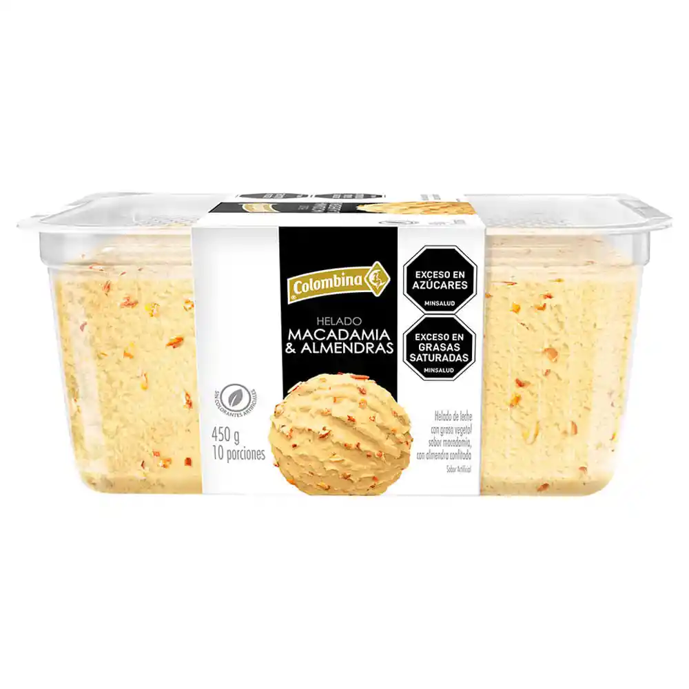 Helado Colombina Macadamia