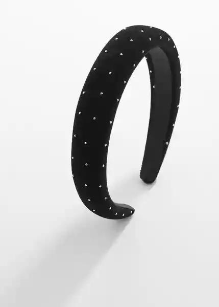 Diadema Strass Negro Talla 99 Niñas Mango