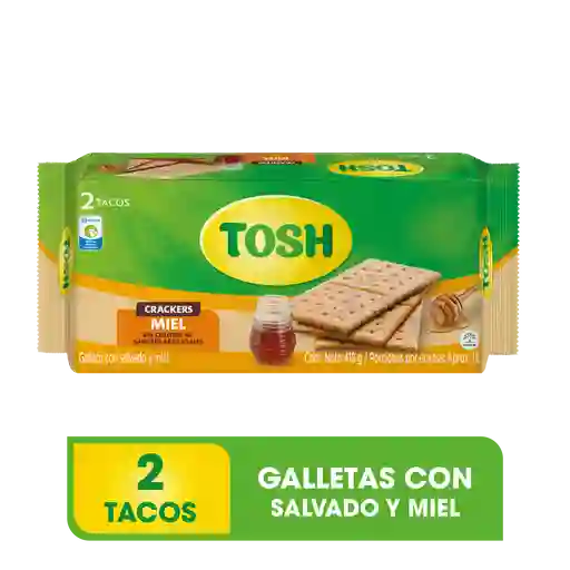 Galleta Tosh Miel Fit Taco x 2 x 418 g