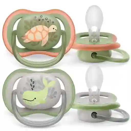 Chupo Entretencion Ultra Air Tortuja/ballena Avent Scf085/60