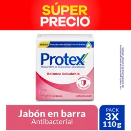 Protex Jabón Antibacterial Balance Saludable