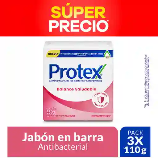 Protex Jabón Antibacterial Balance Saludable