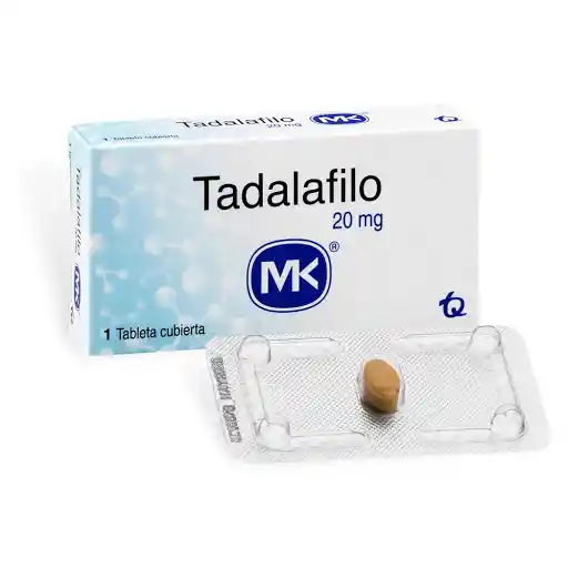 Mk Tadalafilo Tabletas Recubiertas (20 mg)