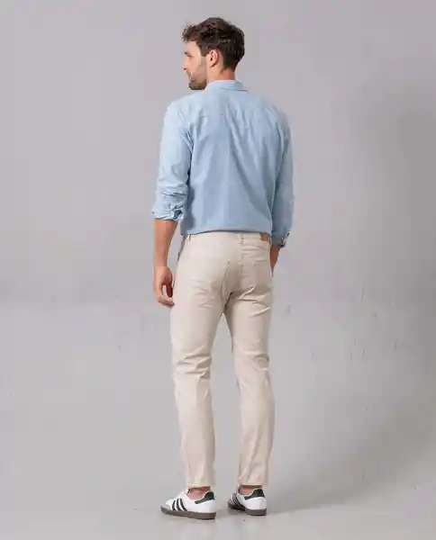 Pantalón 5 Bolsillos Crudo Sintético Claro T 30 25389 Rifle