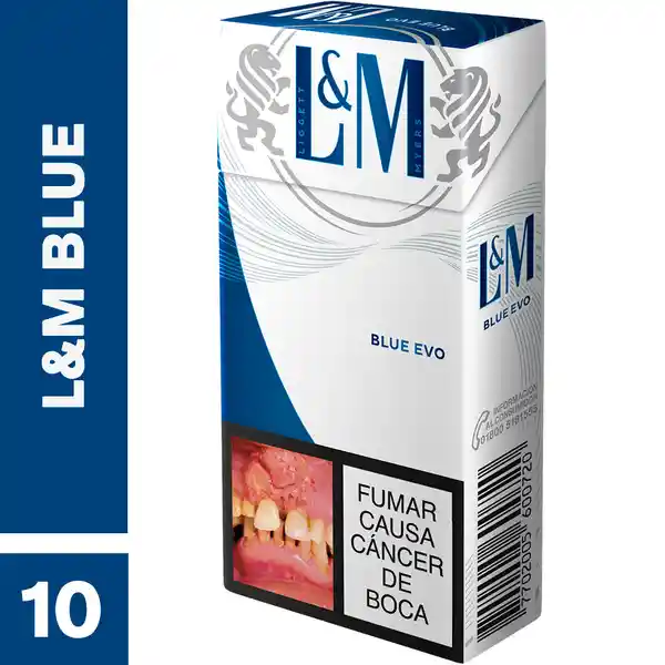 L&M Blue​ x 10 Cigarrillos