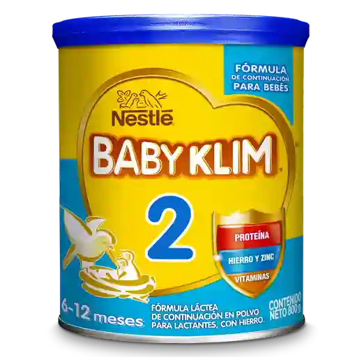 Fórmula infantil BABY KLIM 2 x 800g