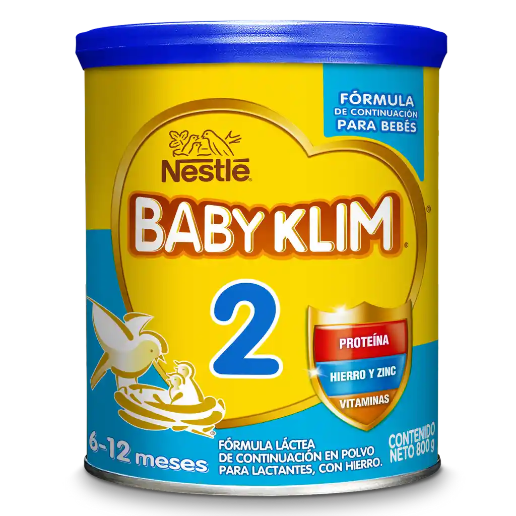 Fórmula infantil BABY KLIM 2 x 800g
