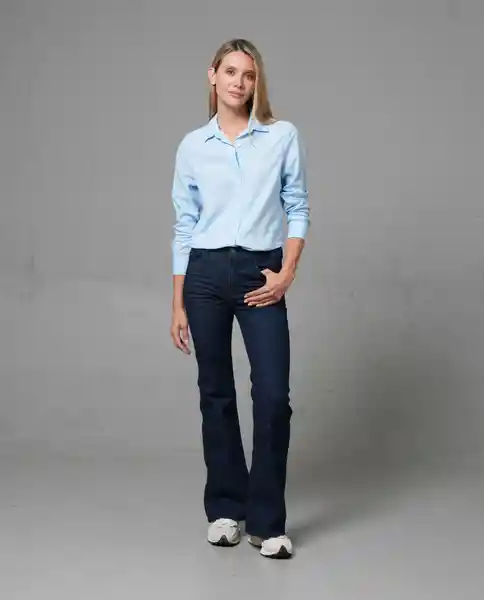 Camisa Mujer Azul Talla XS 210G001 Rifle