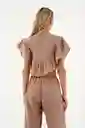 Top Savia Café Talla 00 XS