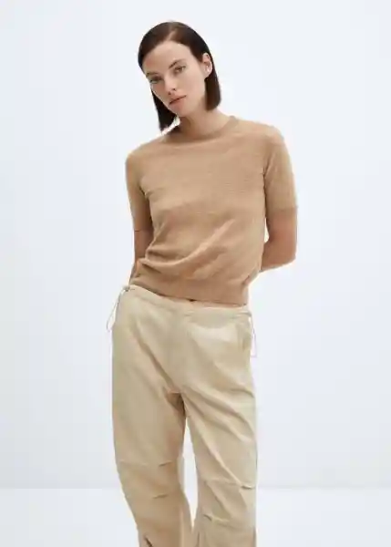 Pantalón Parachut Arena Talla M Mujer Mango