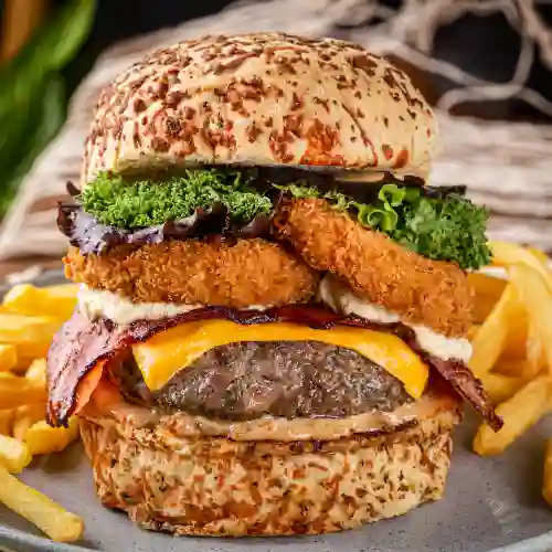 Burger Onion Chesse en Combo