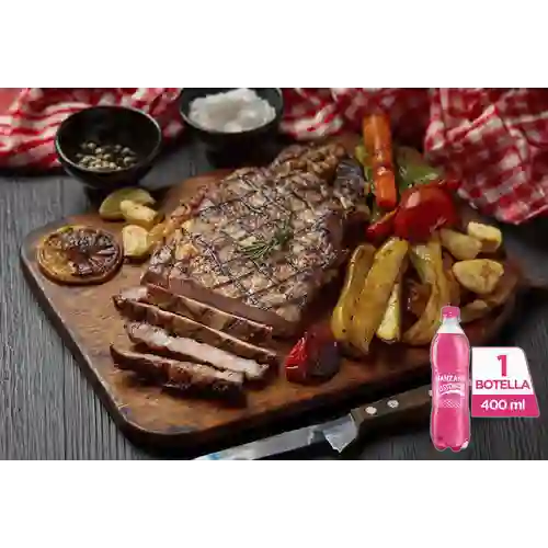 Combo Churrasco Ejecutivo + Postobón Manzana 400 ml