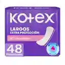 Protector Diarios Kotex Largos 48 Und