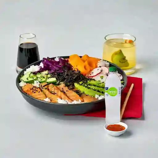 Combo Promo Poke X 2 + Brisa Con Gas 400 ml