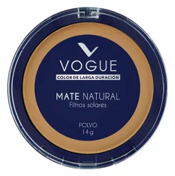 Vogue Polvo Compacto Mate Natural Tono Gitano