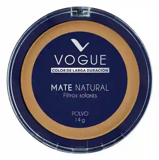 Vogue Polvo Compacto Mate Natural Tono Gitano
