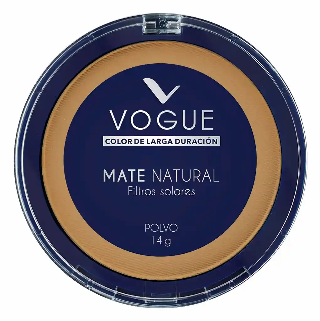 Vogue Polvo Compacto Mate Natural Tono Gitano