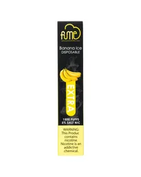 Fume Vaporizador Banana Ice 1500 Puffs