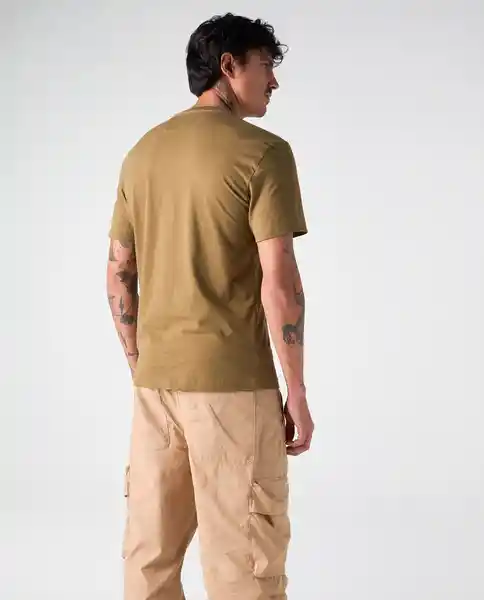 Camiseta Hombre Café Talla L 842G002_CAF180830 Americanino