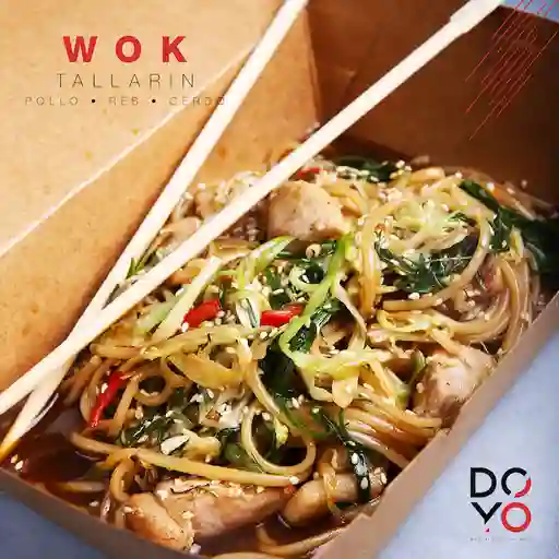 Wok con Tallarines y Res