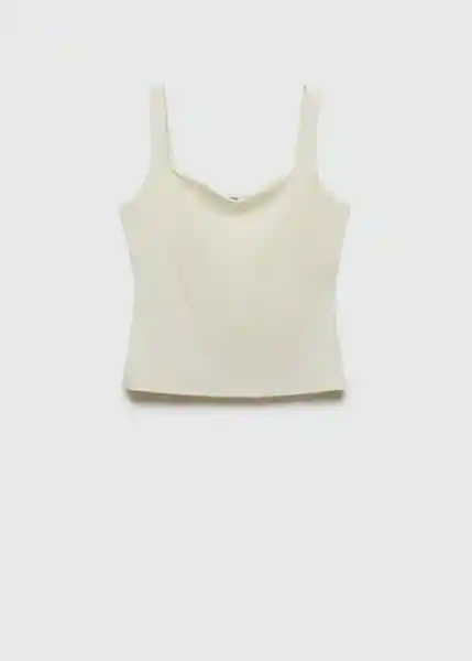 Top Rayo Crudo Talla S Mujer Mango