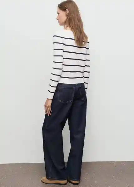 Saco Jersey Soho Crudo Talla S Mujer Mango