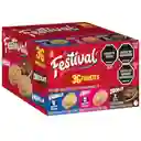 Festival Galletas Rellenas con Crema Sabores Surtidos