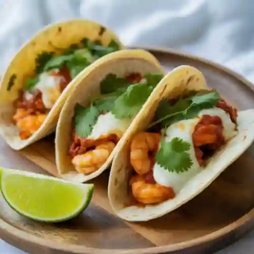 X3 Tacos de Camaron