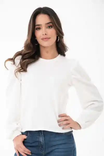 Ragged Buso Almirante Color Blanco Crudo Talla XL