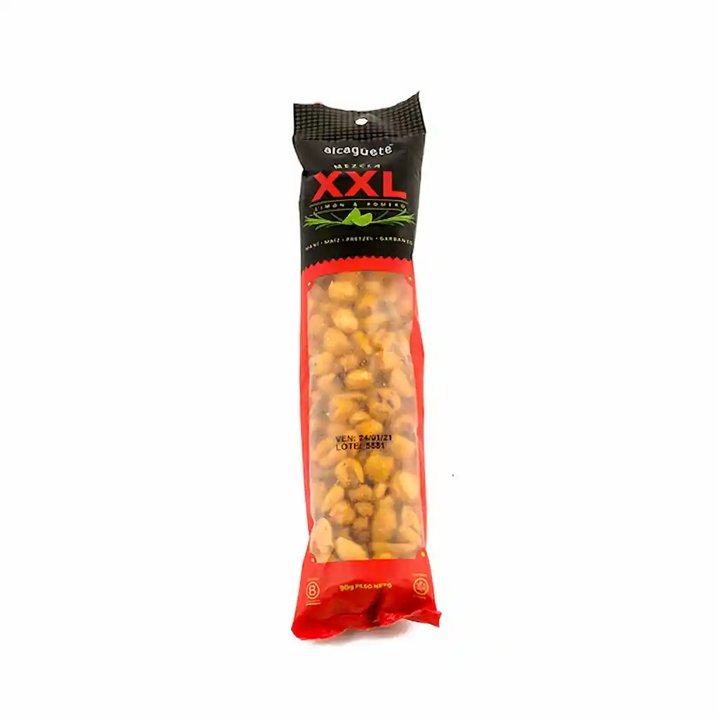 Alcaguete Botana Mezcla Xxl Garbanzo. Maiz. Pretzel