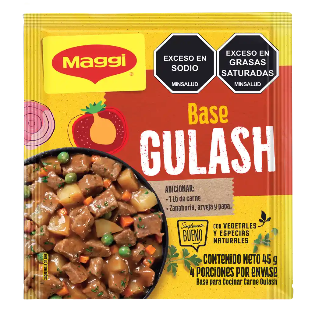 Base MAGGI para carne Gulash x 45g