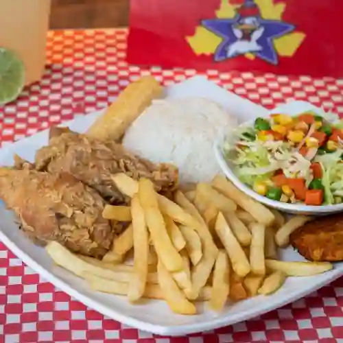 Bandeja Pollo Broaster