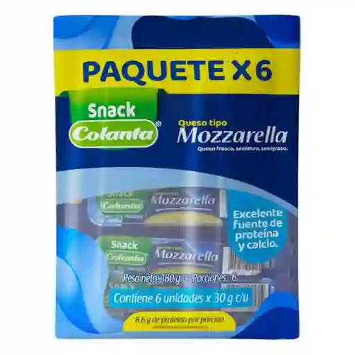 Colanta Queso Mozzarella/Snack