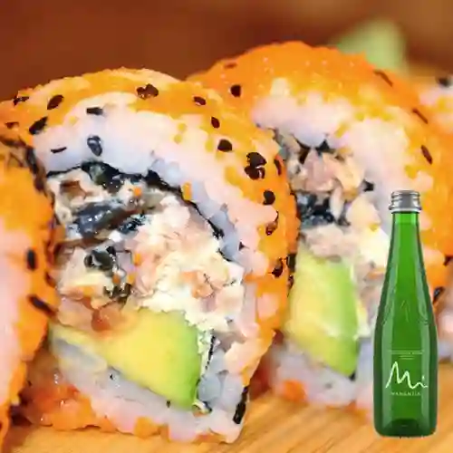 Combo Crazy Skin Roll + Manantial Con Gas 300ML