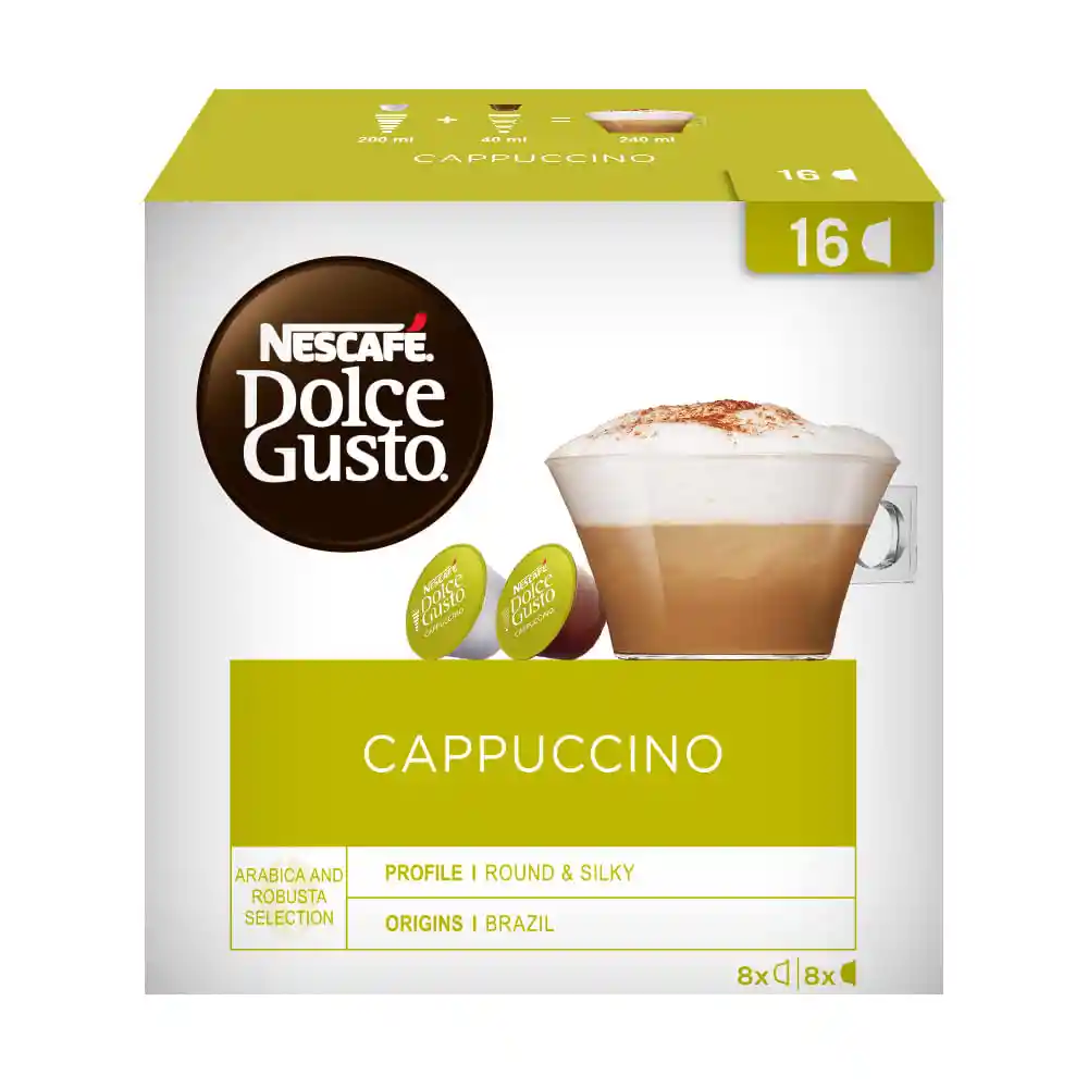 Nescafé Dolce Gusto Cápsulas de Café Capuccino