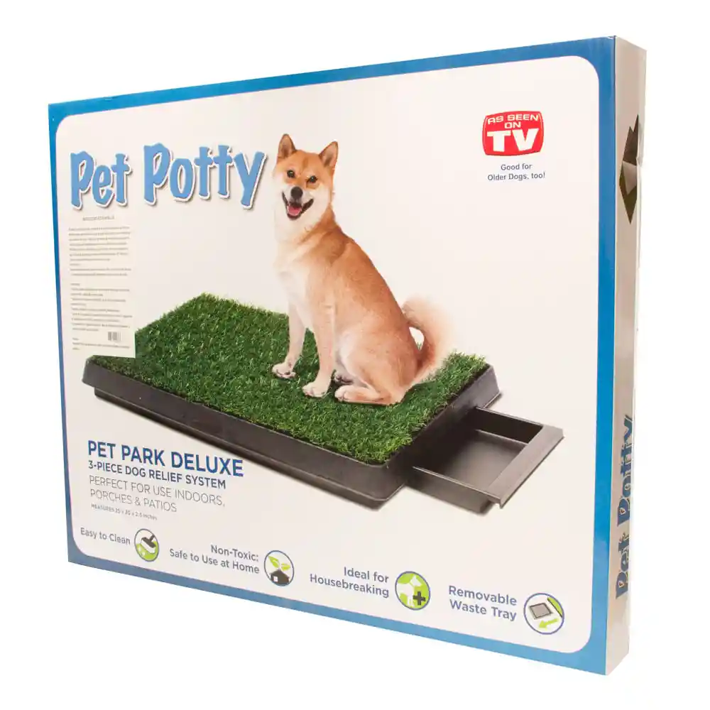 Pet Potty Tapete Sanitario Para Perros Grama 50.8 x 63.5 x 5 cm