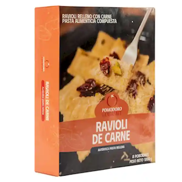 Pomodoro Gourmet Raviolis Rellenos de Carne