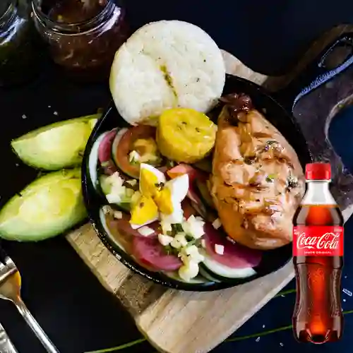 Combo Pechuga + Coca Cola Original 400 ml