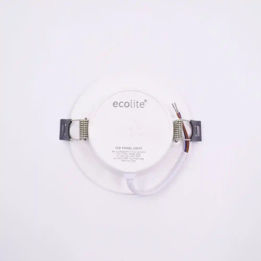 Panel Led Cálido Incrust Redondo 3w Ecolite Eco86slimv3