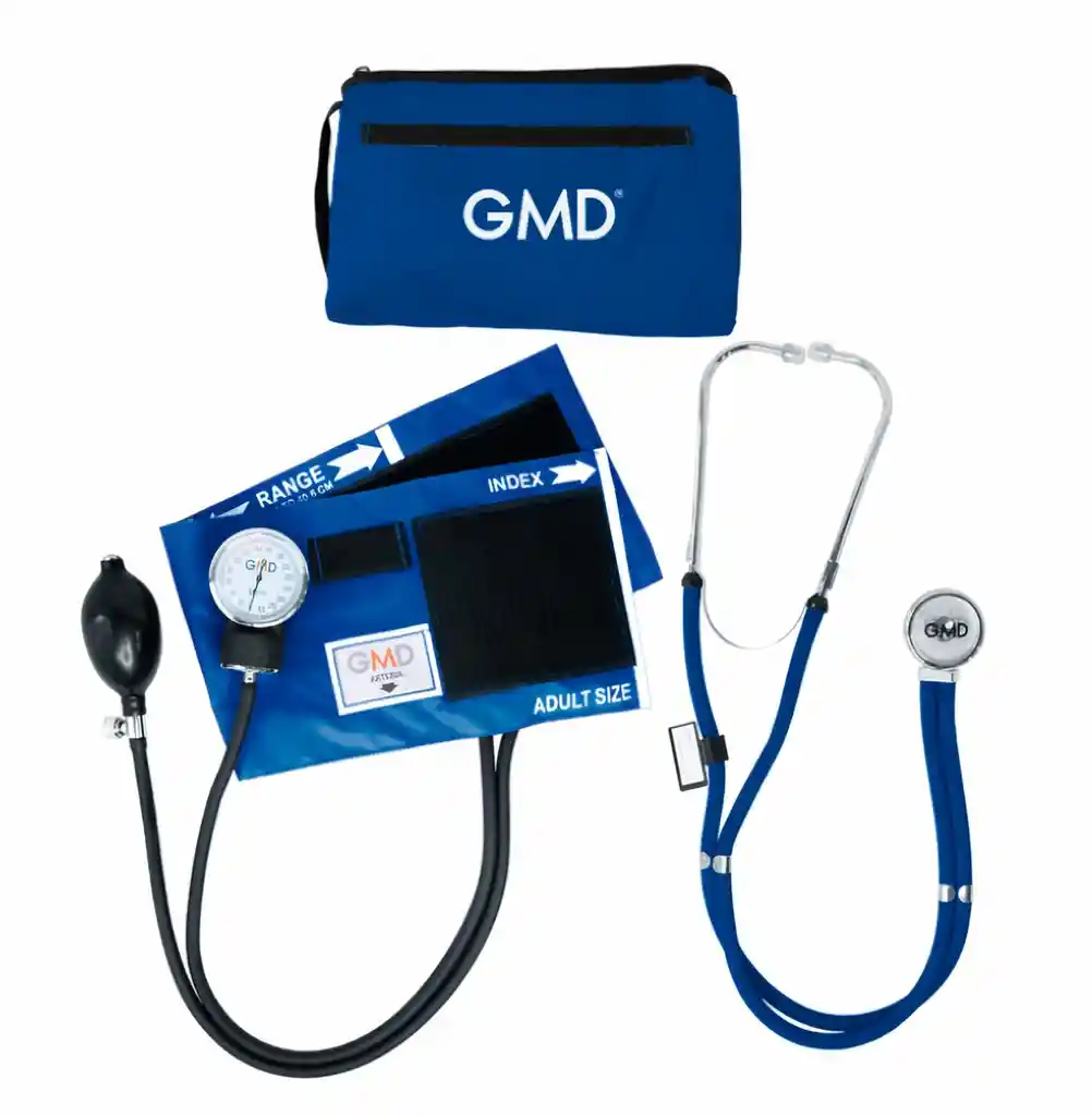 Gmd Kit Fonendoscopio Y Tensiometro Azul Rey
