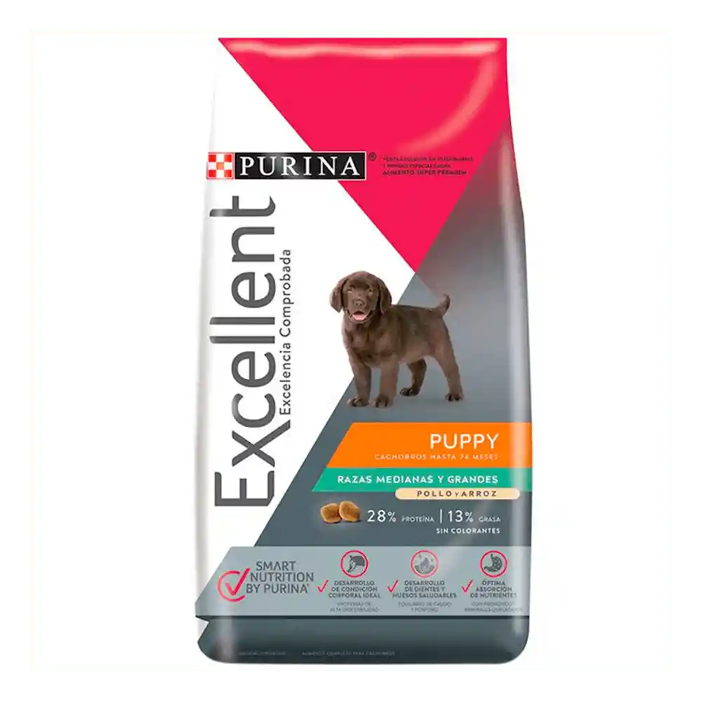 Excellent Alimento para Perros Puppy de Pollo y Arroz