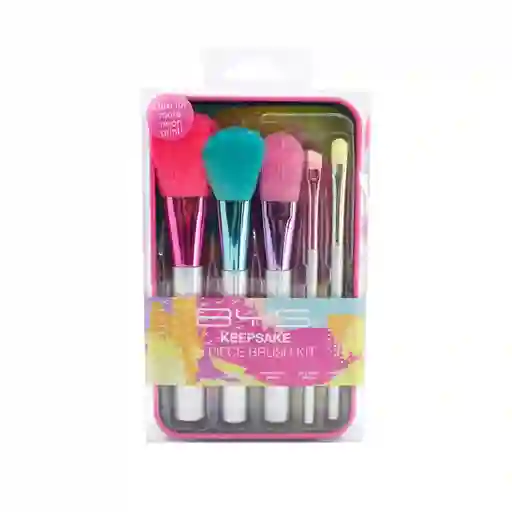 Set de Brochas Bys Keepsake Tin Frenzy 5 Piezas