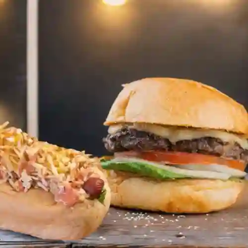 Combo Hamburguesa + Perro Sencillo